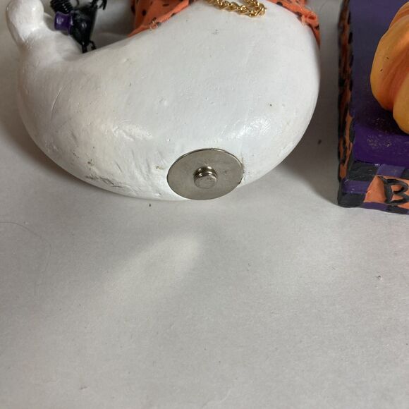 Avon Halloween Ghost Standee Wobbler on Spring with Box 2002 Gift Collection Vtg - Picture 10 of 11
